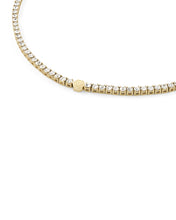 Laden Sie das Bild in den Galerie-Viewer, Philipp Plein Damen Kette Halskette Edelstahl gold  PLEIN TENNIS ROYAL PJSEA16NU