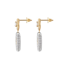 Laden Sie das Bild in den Galerie-Viewer, Philipp Plein Damen Ohrringe Edelstahl IP Gold PLEIN ROCKED HEART PJZEA03EU