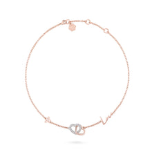 Laden Sie das Bild in den Galerie-Viewer, Philipp Plein Damen Kette Halskette Edelstahl Rose PLEIN ROCKED HEART PJZEA13NU