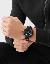 Laden Sie das Bild in den Galerie-Viewer, Plein Sport Herren Uhr Chronograph Analog Quarz WARRIOR TECH PS6BA0324 Silikon