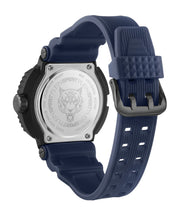 Laden Sie das Bild in den Galerie-Viewer, Plein Sport Unisex Uhr Analog Quarz TIGER POWER IP Gun / blau PSEDA0624 PU