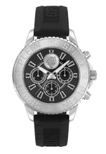 Laden Sie das Bild in den Galerie-Viewer, Plein Sport Herren Uhr Chronograph Analog Quarz GLAM CHRONO PSMEA0124 Silikon