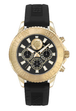 Laden Sie das Bild in den Galerie-Viewer, Plein Sport Herren Uhr Chronograph Analog Quarz GLAM CHRONO PSMEA0224 Silikon