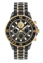 Laden Sie das Bild in den Galerie-Viewer, Plein Sport Herren Uhr Chronograph Analog Quarz GLAM CHRONO PSMEA0624 Edelstahl