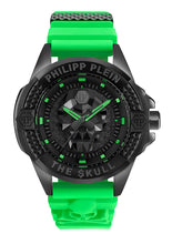 Laden Sie das Bild in den Galerie-Viewer, Philipp Plein Unisex Uhr Analog Quarz THE $KULL PWAAA2524 Silikon