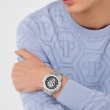 Laden Sie das Bild in den Galerie-Viewer, Philipp Plein Herren Uhr Analog Quarz THE $KULL PWAAA2725 Edelstahl