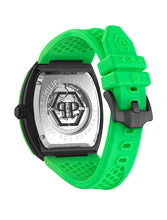 Laden Sie das Bild in den Galerie-Viewer, Philipp Plein Herren Uhr Automatik THE $KELETON PWBAA2324 Silikon