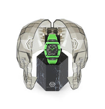 Laden Sie das Bild in den Galerie-Viewer, Philipp Plein Herren Uhr Automatik THE $KELETON PWBAA2324 Silikon