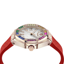 Laden Sie das Bild in den Galerie-Viewer, Philipp Plein Damen Uhr Analog Quarz PLEIN LADY ROYAL PWBDA0524 Silikon