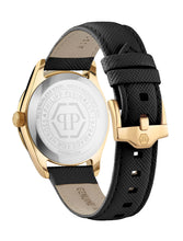 Laden Sie das Bild in den Galerie-Viewer, Philipp Plein Damen Uhr Analog Quarz QUEEN PWCDA0224 Leder