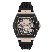Laden Sie das Bild in den Galerie-Viewer, Philipp Plein Herren Uhr Automatik THE $KELETON 2.0 PWJFA0225 Silikon
