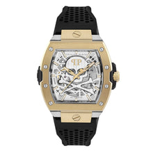 Laden Sie das Bild in den Galerie-Viewer, Philipp Plein Herren Uhr Automatik THE $KELETON 2.0 PWJFA0825 Silikon