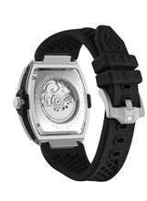 Laden Sie das Bild in den Galerie-Viewer, Philipp Plein Herren Uhr Automatik THE $KELETON FROSTED PWJFA0925 Silikon