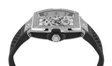 Laden Sie das Bild in den Galerie-Viewer, Philipp Plein Herren Uhr Automatik THE $KELETON FROSTED PWJFA0925 Silikon