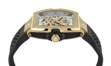 Laden Sie das Bild in den Galerie-Viewer, Philipp Plein Herren Uhr Automatik THE $KELETON FROSTED PWJFA1025 Silikon
