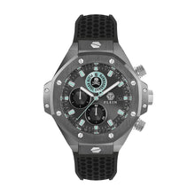 Laden Sie das Bild in den Galerie-Viewer, Philipp Plein Herren Uhr Analog Quarz PLEIN CHRONO ROYAL PWLFA0125 Silikon