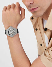 Laden Sie das Bild in den Galerie-Viewer, Philipp Plein Herren Uhr Automatik PLEIN $KELETON ROYAL PWPFA0124 Silikon