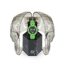 Laden Sie das Bild in den Galerie-Viewer, Philipp Plein Herren Uhr Automatik PLEIN $KELETON ROYAL PWPFA0624 Silikon