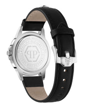 Laden Sie das Bild in den Galerie-Viewer, Philipp Plein Damen Uhr Analog Quarz PLEIN LADY ROCK PWPQA0124 Leder