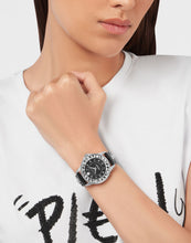 Laden Sie das Bild in den Galerie-Viewer, Philipp Plein Damen Uhr Analog Quarz PLEIN LADY ROCK PWPQA0124 Leder