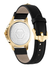 Laden Sie das Bild in den Galerie-Viewer, Philipp Plein Damen Uhr Analog Quarz PLEIN LADY ROCK PWPQA0224 Leder