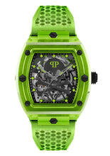 Laden Sie das Bild in den Galerie-Viewer, Philipp Plein Herren Uhr Automatik THE $KELETON CRYSTAL PWPTA0124
