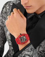 Laden Sie das Bild in den Galerie-Viewer, Philipp Plein Herren Uhr Automatik THE $KELETON CRYSTAL PWPTA0224