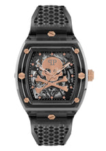 Laden Sie das Bild in den Galerie-Viewer, Philipp Plein Herren Uhr Automatik THE $KELETON CRYSTAL PWPTA0424