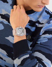 Laden Sie das Bild in den Galerie-Viewer, Philipp Plein Herren Uhr Automatik THE $KELETON CRYSTAL PWPTA0524