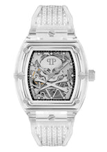 Laden Sie das Bild in den Galerie-Viewer, Philipp Plein Herren Uhr Automatik THE $KELETON CRYSTAL PWPTA0524