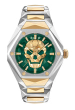 Laden Sie das Bild in den Galerie-Viewer, Philipp Plein Herren Uhr Analog Quarz THE $KULL SPIKES PWPWA0724 Edelstahl