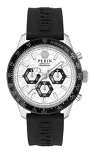 Laden Sie das Bild in den Galerie-Viewer, Philipp Plein Herren Uhr Analog Chronograph Quarz PLEINMETER PWPYA0124 Silikon