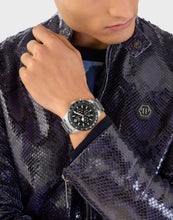 Laden Sie das Bild in den Galerie-Viewer, Philipp Plein Herren Uhr Analog Chronograph Quarz PLEINMETER PWPYA0424 Edelstahl