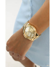 Laden Sie das Bild in den Galerie-Viewer, Guess Damen Uhr Armbanduhr LADY FRONTIER W1156L2-1 Edelstahl gold