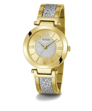 Laden Sie das Bild in den Galerie-Viewer, Guess Damen Uhr Armbanduhr AURORA W1288L2 Edelstahl gold