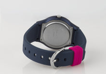 Laden Sie das Bild in den Galerie-Viewer, SINAR Jugenduhr Armbanduhr Analog Quarz Mädchen Silikonband XB-48-2 blau pink