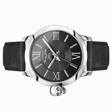 Laden Sie das Bild in den Galerie-Viewer, THOMAS SABO Herren Uhr Armbanduhr REBEL WITH KARMA WA0296-218-203-46 MM Leder