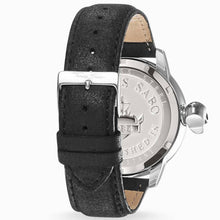 Laden Sie das Bild in den Galerie-Viewer, THOMAS SABO Herren Uhr Armbanduhr REBEL WITH KARMA WA0296-218-203-46 MM Leder
