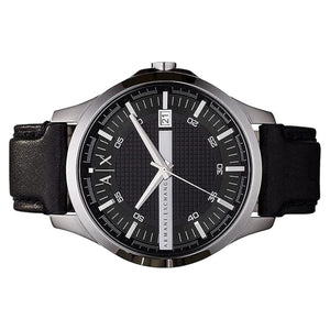 Armani Exchange Herren Armbanduhr Uhr HAMPTON AX2101 Leder