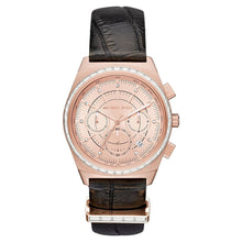 Laden Sie das Bild in den Galerie-Viewer, Michael Kors Damen Uhr Armbanduhr VAIL Leder MK2616