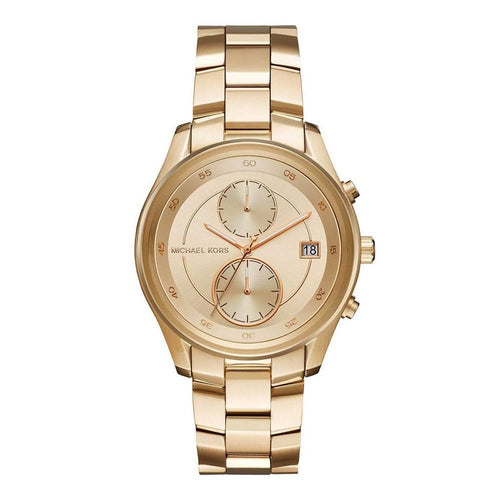 Michael Kors Damen Uhr Armbanduhr Edelstahl Gold MK6464