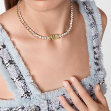 Laden Sie das Bild in den Galerie-Viewer, Philipp Plein Damen Kette Halskette Edelstahl IP Gold LETTERING PJ1AA14NU