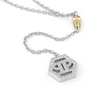 Laden Sie das Bild in den Galerie-Viewer, Philipp Plein Damen Kette Halskette Edelstahl Silber HEXAGON PJ2AA04NU