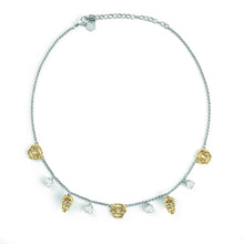 Laden Sie das Bild in den Galerie-Viewer, Philipp Plein Damen Kette Halskette Edelstahl Bicolor 3D SKULL PJ3AA12NU