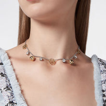 Laden Sie das Bild in den Galerie-Viewer, Philipp Plein Damen Kette Halskette Edelstahl Bicolor 3D SKULL PJ3AA12NU