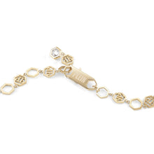 Laden Sie das Bild in den Galerie-Viewer, Philipp Plein Damen Kette Halskette Edelstahl IP Gold HEXAGON LUX PJ5AA01NU