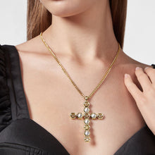 Laden Sie das Bild in den Galerie-Viewer, Philipp Plein Damen Kette Halskette Edelstahl IP Gold HEXAGON LUX PJ5AA02NU