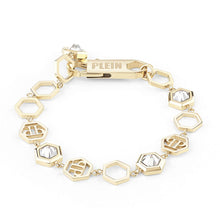 Laden Sie das Bild in den Galerie-Viewer, Philipp Plein Damen Armband Edelstahl IP Gold HEXAGON LUX PJ5AA05BU
