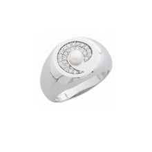 Laden Sie das Bild in den Galerie-Viewer, Misaki Damen Ring silber SPIRALE QCURSPIRALE