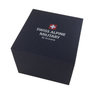 Swiss Alpine Military Herren Uhr Analog Quarz 7029.1178SAM Edelstahl